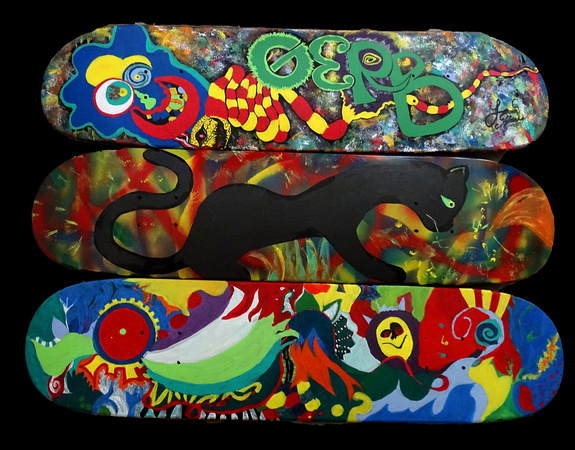 Painted Skateboards