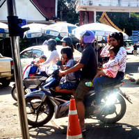 Motorbiking Family